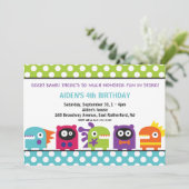 Eeek! Rawr! モンスターの招待状 招待状 (スタンド正面)