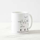 Eefペプチド名mug コーヒーマグカップ (正面右)