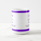 Eeffocおもしろいに逆綴りのコーヒおもしろいー  コーヒーマグカップ (中央)