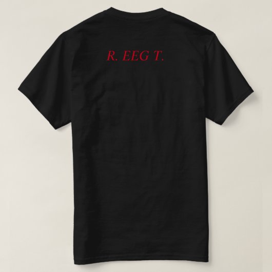 EEG R. EEG T. Tシャツ (デザイン裏面)