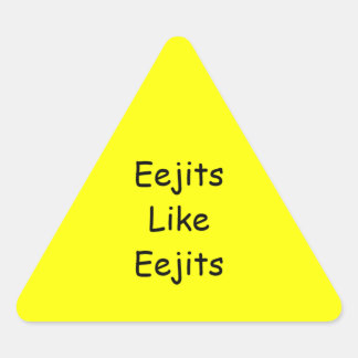 EejitsのようなEejits:三角形のシール 三角形シール