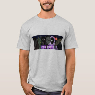 Eekは、lizardman、mothman、ビッグフットの幽霊、dogman無線で送ります、 Tシャツ