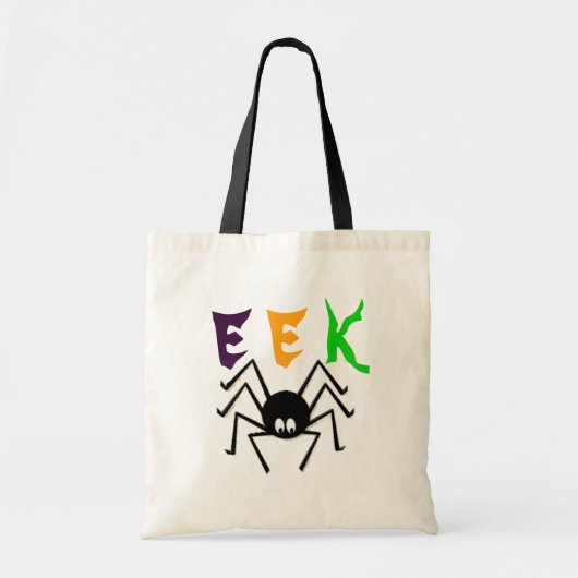 EEKハロウィンのくものバッグ トートバッグ (正面)