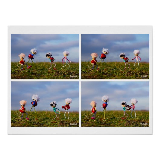 Een fubby Stripverhaal over de liefde. ポスター (正面)