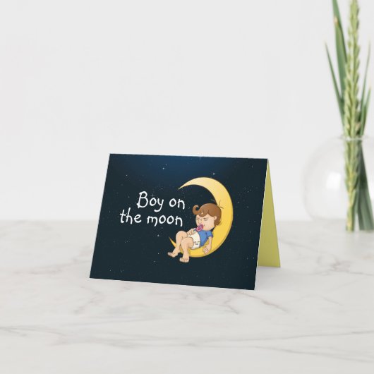 Een jongen slapend op de maan シーズンカード (正面)