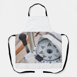 Een kompas om koers uit te zetten voor avontuur. エプロン