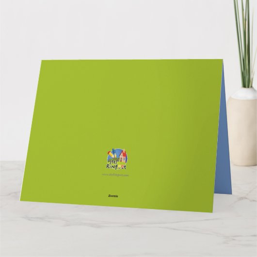 Een olifant is niet bang van muizen. カード (裏面)