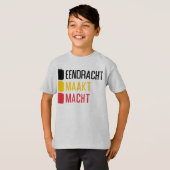 Eendracht Maakt Machtベルギーのモットティー Tシャツ (正面フル)
