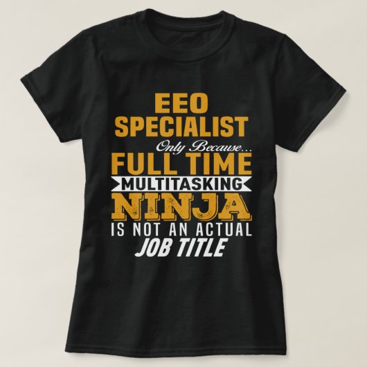EEOスペシャリスト Tシャツ (デザイン正面)