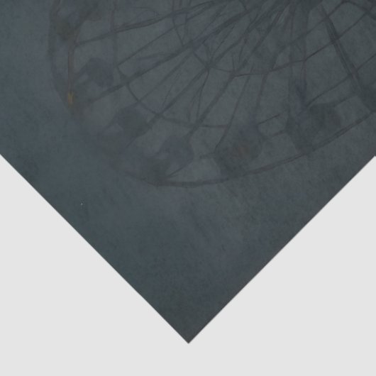 Eerie Abandoned Carousel at Night - Gothic  薄葉紙 (詳細)