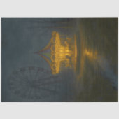 Eerie Abandoned Carousel at Night - Gothic  薄葉紙 (正面)