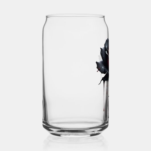 Eerie black rose can glass ガラス缶 (右)