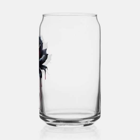 Eerie black rose can glass ガラス缶 (左)