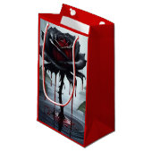 Eerie black rose red  スモールペーパーバッグ (正面アングル)