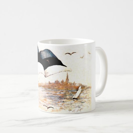 Eesti Lippかエストニア語の旗のマグ コーヒーマグカップ (正面右)