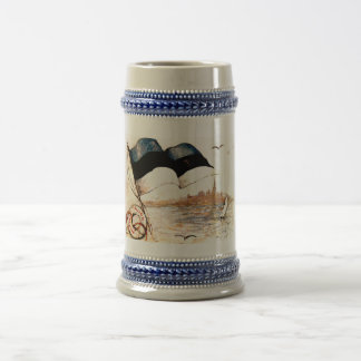 Eesti Lippかエストニア語の旗ビールステイン ビールジョッキ