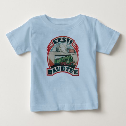 Eesti Raudteeの子供のティー ベビーTシャツ (正面)