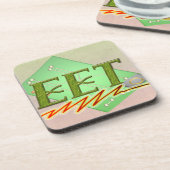 EET – 電気エンジニアテック回路基板ロゴ コースター (左側)