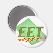EET – 電気エンジニアテック回路基板ロゴ マグネット (正面/裏面)