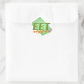 EET – 電気エンジニアテック回路基板ロゴ ラウンドシール (バッグ)