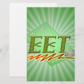 EET – 電気エンジニアテック回路基板ロゴ 便箋 (正面/裏面)