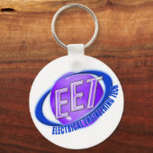 EET ORB SWUSHロゴ電気エンジニアリング技術 キーホルダー (正面)