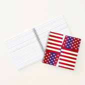 EEUU/USA FLAG Text Style BARNA by MASANSER ノートブック (内部)