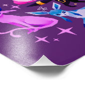 Eeveelutions dark purple print フォトプリント            (角)