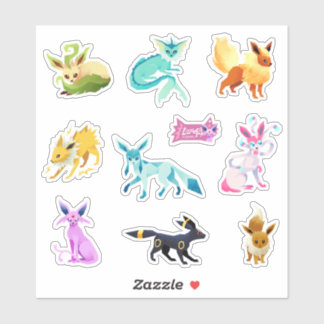 Eeveelutions sticker set シール