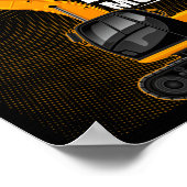 Eever I Run Cute Ss Cute Sss For Money Funny Excav ポスター (角)