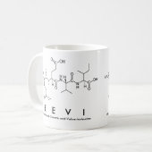Eeviペプチド名mug コーヒーマグカップ (正面左)