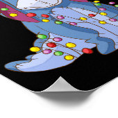 Eeyore Santa Claus  ポスター (角)