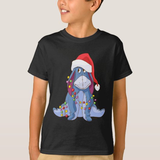Eeyore Santa Claus  Tシャツ (正面)