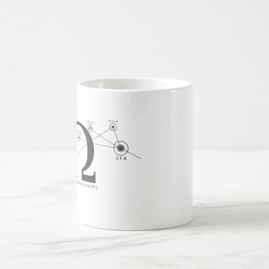 Efaの澄んなコーヒー・マグを保って下さい コーヒーマグカップ (中央)