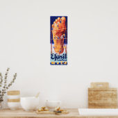 EFASIT Fusspflege Foot Cream Lotion Pedicure Ad ポスター (キッチン)