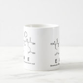 Efeペプチド名mug コーヒーマグカップ (中央)