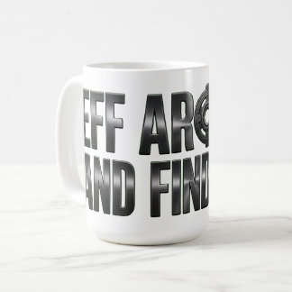 Eff Around and Find Out – ガンメタル コーヒーマグカップ
