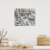 Effet de Neige a Montfoucault, 1882 ポスター (キッチン)