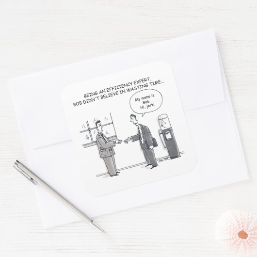 Efficiency Expertスタンプ スクエアシール (封筒)