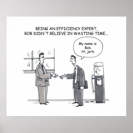 Efficiency Expertマットポスター ポスター (正面)