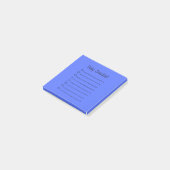 Efficient Daily Checklist Post-It Notes（青） ポストイット (アングル)
