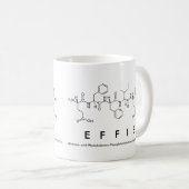 Effieペプチド名mug コーヒーマグカップ (正面右)