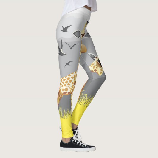 effilez vos jambes avec ces giraffes レギンス (右)