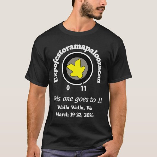 EFORP 11 Tシャツ イエロー ミープル ダークシャツ (正面)