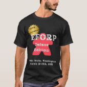 EFORP 2025 10th Anniversary Deluxe Edition赤 Tシャツ (正面)