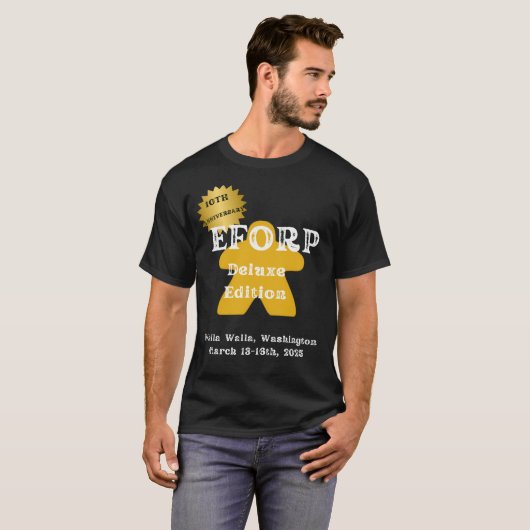 EFORP 2025 10th Anniversary Deluxe Edition Yellow Tシャツ (正面フル)