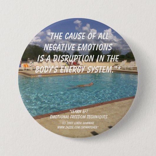 EFTの自己の治療ボタン 缶バッジ (正面)