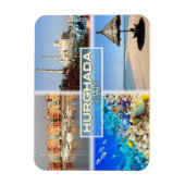 EGエジプト – ハルガダ – 紅海 –  マグネット (縦)