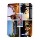 EGエジプト – Hurghada by Night – 紅海 – エルガン マグネット (縦)