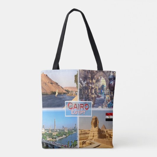 EGカイロ – リバーナイル – ハーン・エル・カリリ –  トートバッグ (裏面)